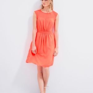 J. Crew chiffon zig zag dress